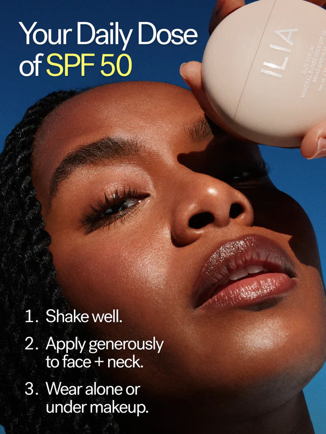 ILIA Beauty Sun Serum Mineral Sunscreen SPF 50