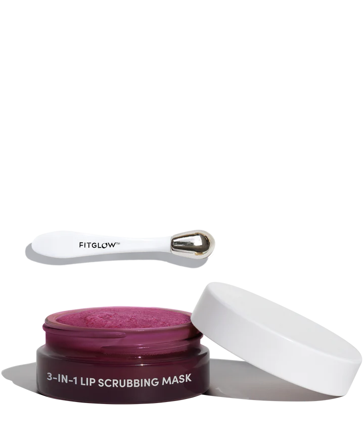 Fitglow Beauty 3-in-1 Lip Scrubbing Mask