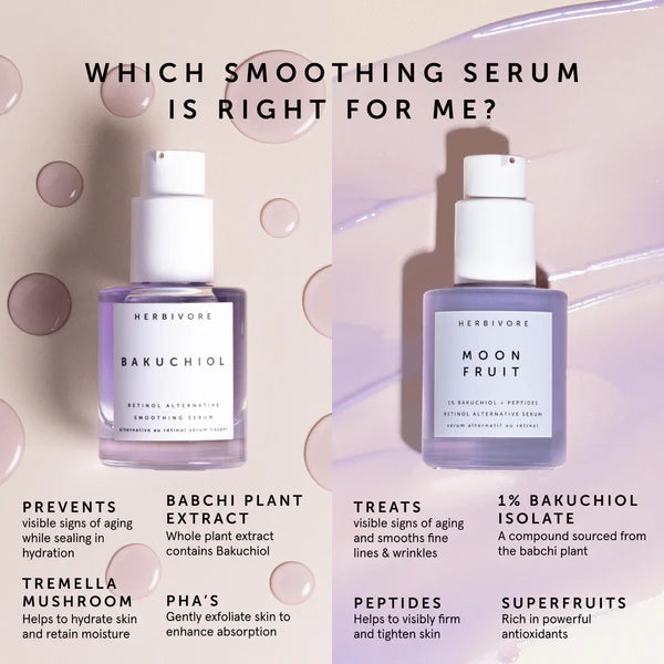 Herbivore Moon Fruit 1% Bakuchiol + Peptides Retinol Alternative Serum
