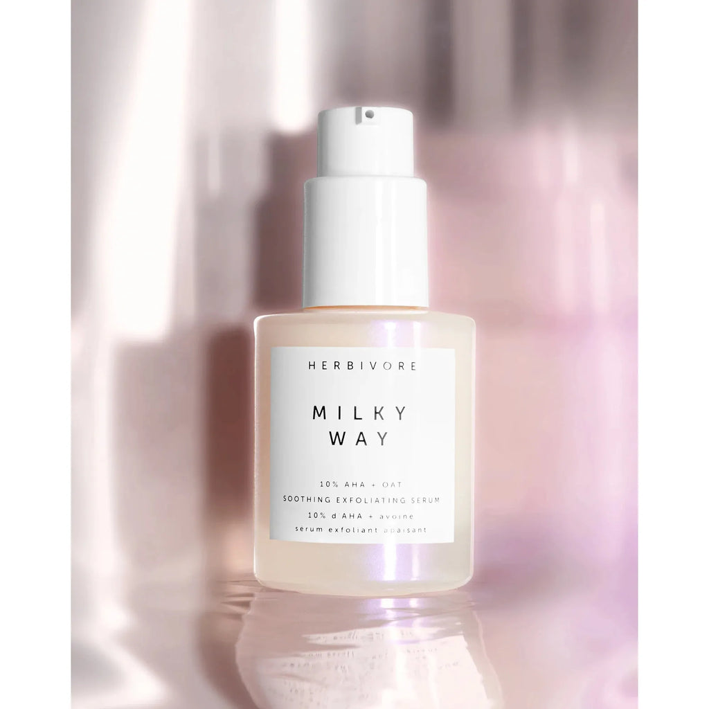 Herbivore MILKY WAY 10% AHA + Oat Soothing Exfoliating Serum