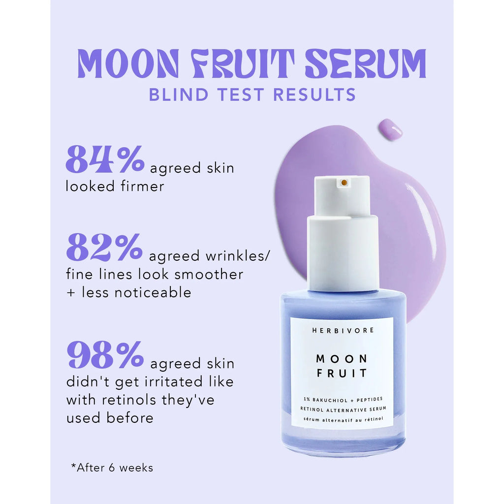 Herbivore MOON FRUIT 1% Bakuchiol + Peptides Retinol Alternative Serum