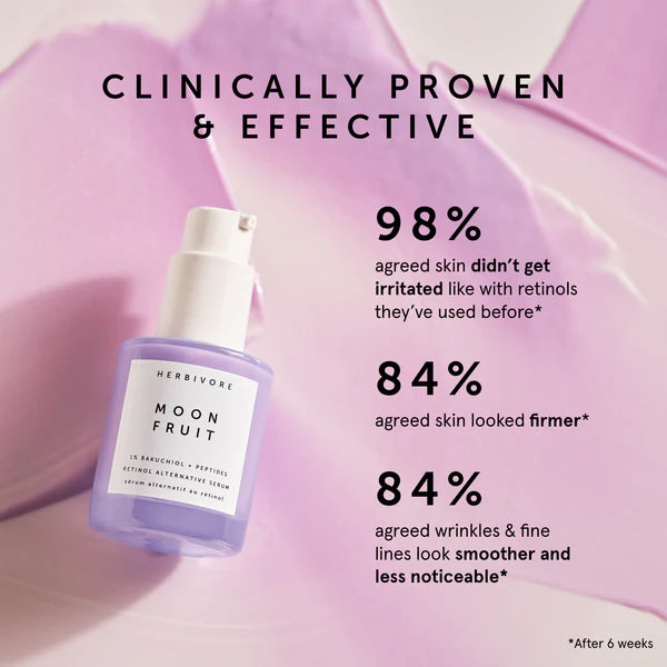 Herbivore Moon Fruit 1% Bakuchiol + Peptides Retinol Alternative Serum