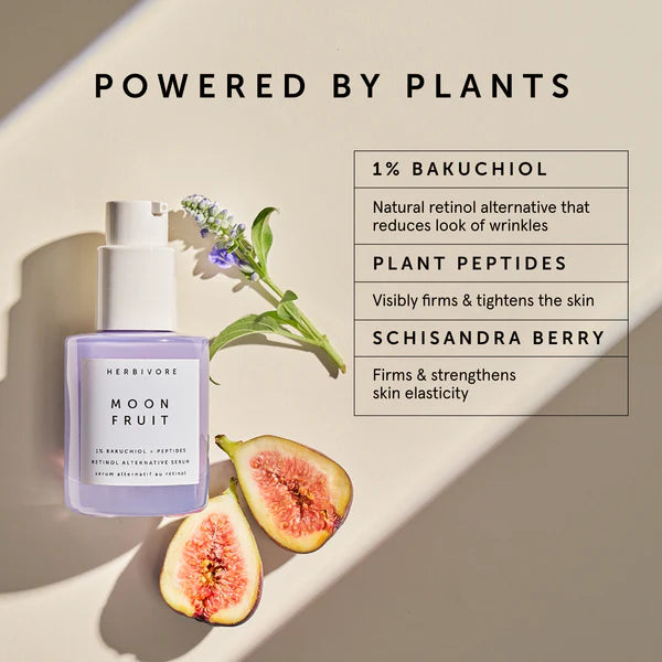 Herbivore Moon Fruit 1% Bakuchiol + Peptides Retinol Alternative Serum
