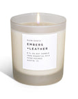 Slow North Embers + Leather Candle
