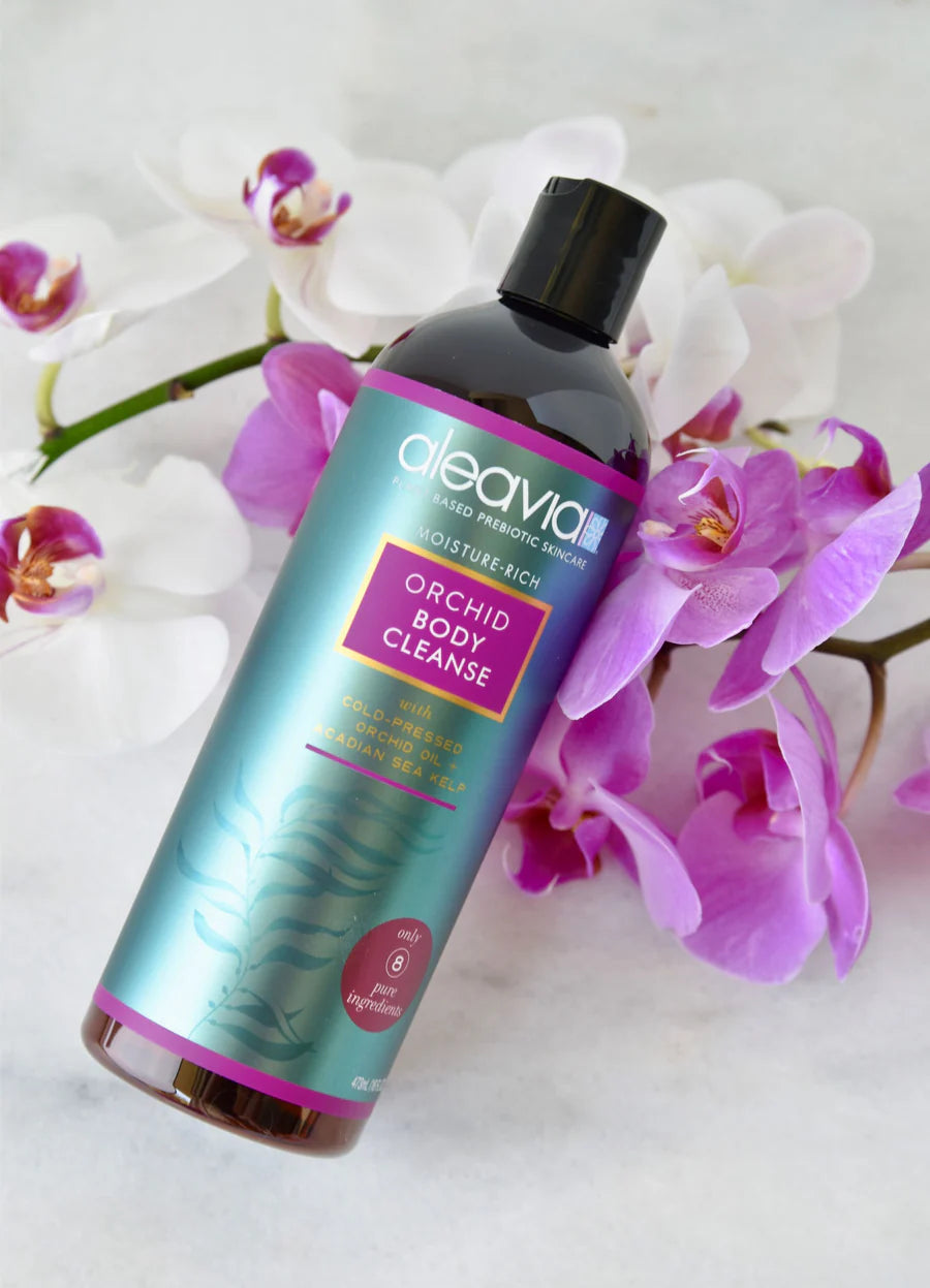 Aleavia Orchid Body Cleanse | Prebiotic Orchid Body Wash