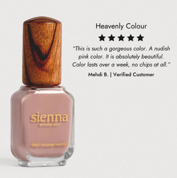 Sienna Byron Bay Nail Polish - Rosie