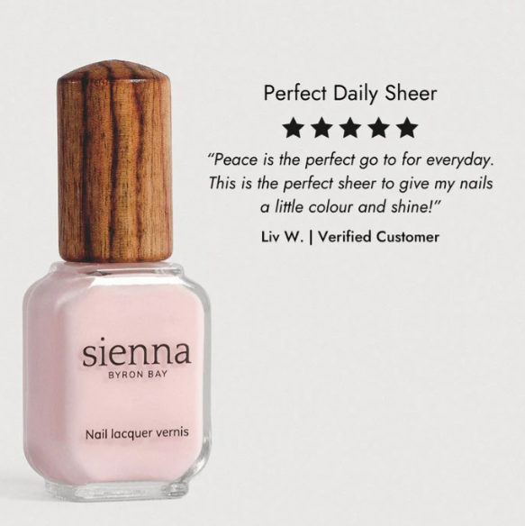 Sienna Byron Bay Nail Polish - Peace