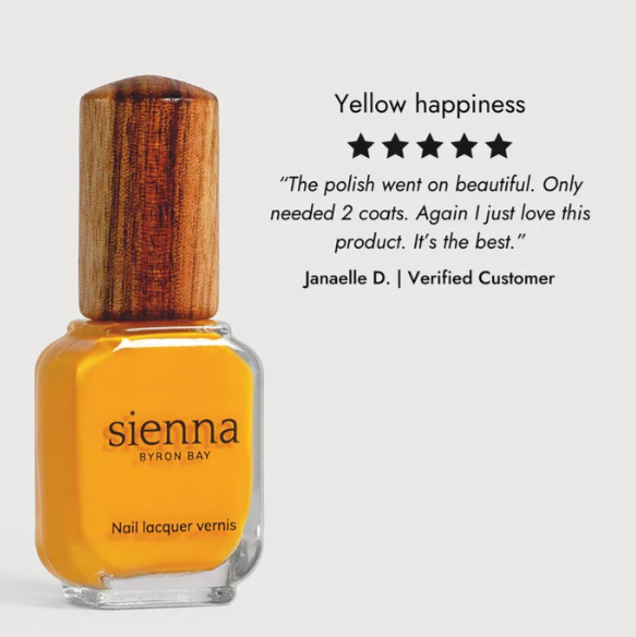 Sienna Byron Bay Nail Polish - Sunflower