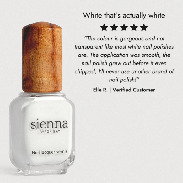 Sienna Byron Bay Nail Polish - Winter