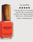 Sienna Byron Bay Nail Polish - Tango