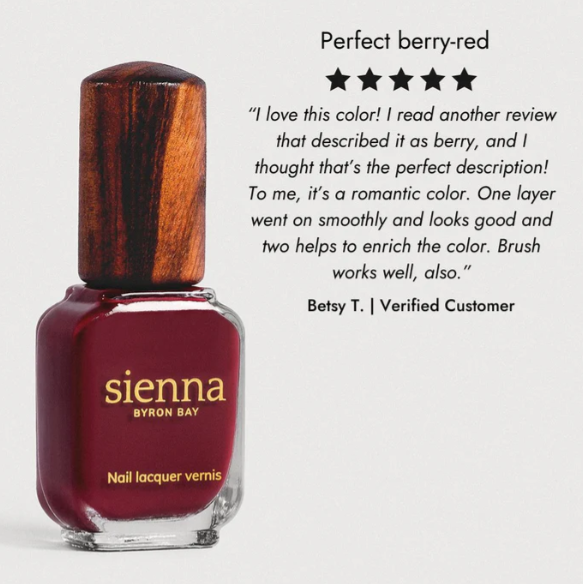 Sienna Byron Bay Nail Polish - Promise