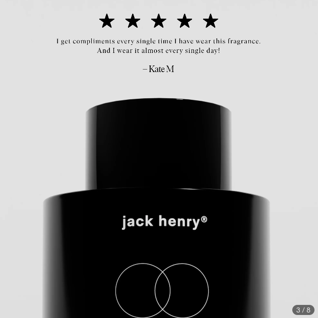 jack henry fragrance - balance