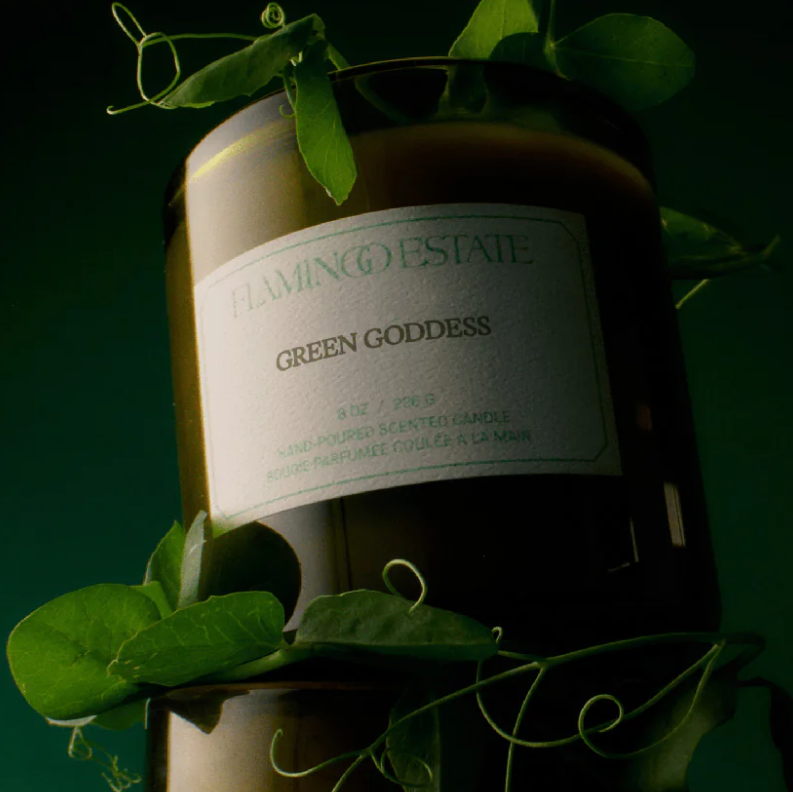 Flamingo Estate Green Goddess Candle