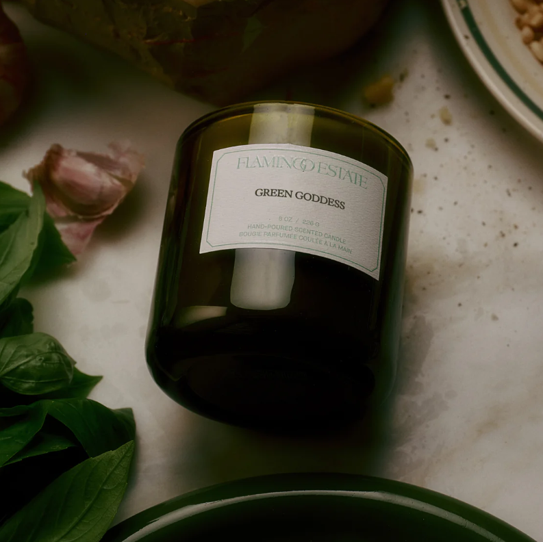 Flamingo Estate Green Goddess Candle