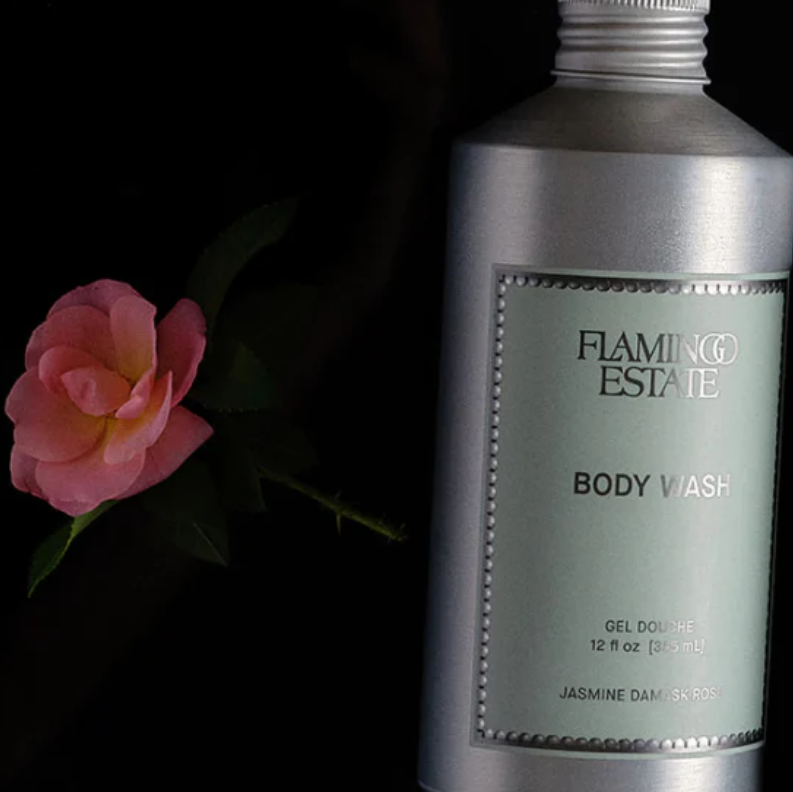 Flamingo Estate Jasmine Damask Rose Body Wash