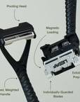 Leaf 2 Double Blade Pivoting Razor