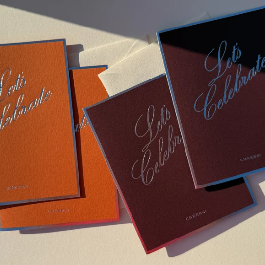 Jaymes Paper Let's Celebrate Greeting Card