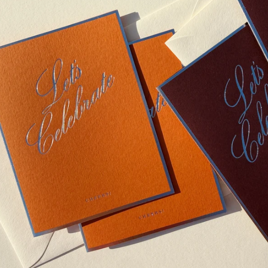 Jaymes Paper Let's Celebrate Greeting Card
