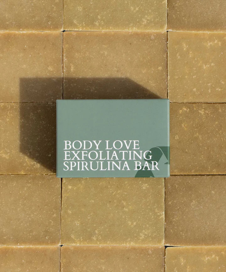 Fitglow Beauty Body Love Exfoliating Spirulina Soap Bar