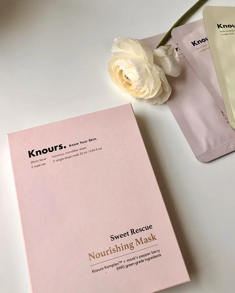 Knours. Sweet Rescue Nourishing + Brightening Mask (Single or 5-Pack)