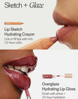 ILIA Beauty The Mini Lip Sketch + Gloss Set