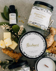 Fontana Candle Co. Allspice Ginger & Vanilla Essential Oil Candle
