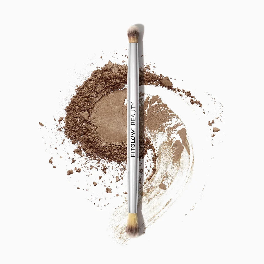 Fitglow Beauty Vegan Teddy Double Eye Brush