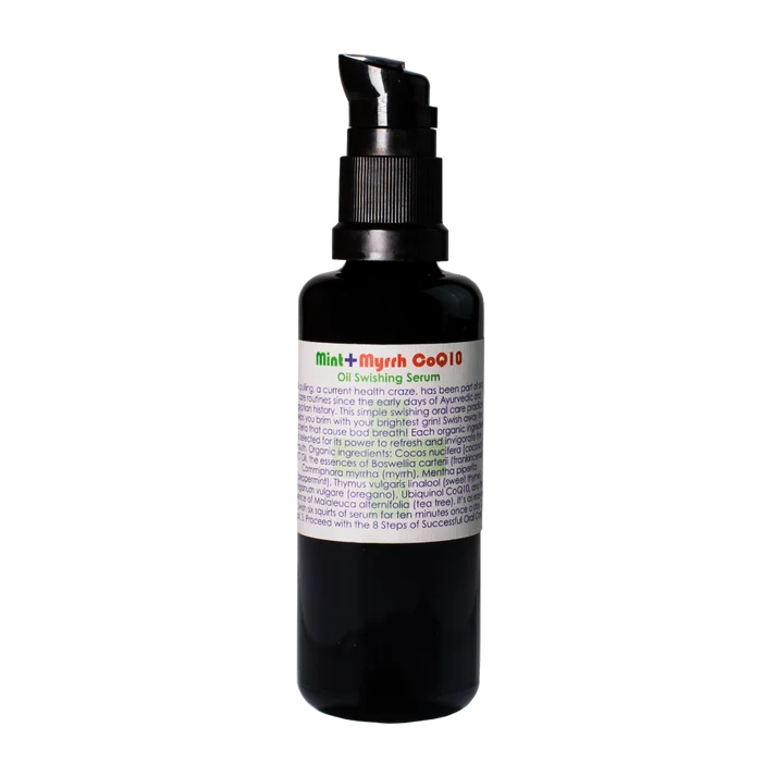 Living Libations Mint+Myrrh CoQ10 Oil Swishing Serum