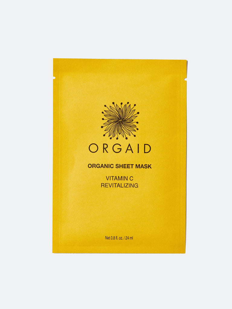 Orgaid Organic Sheet Mask - Vitamin C & Revitalizing