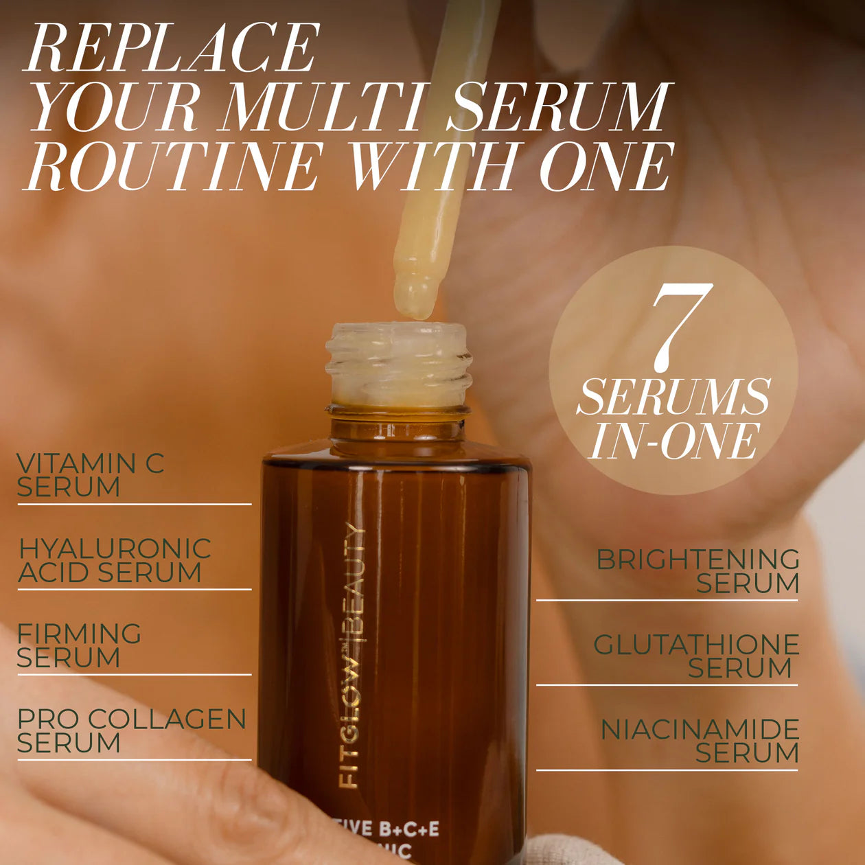 Fitglow Beauty Vita Active B+C+E Hyaluronic Super Serum