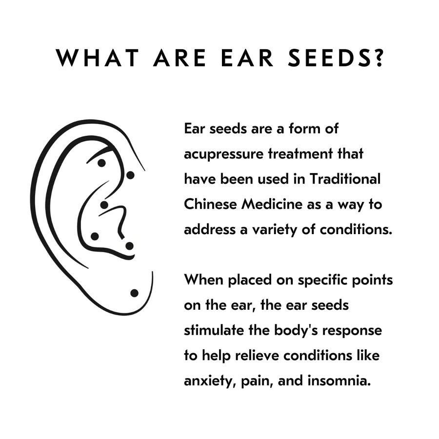 The Stainless Steel Reflexology Acupressure Ear Seeds - Set of 60