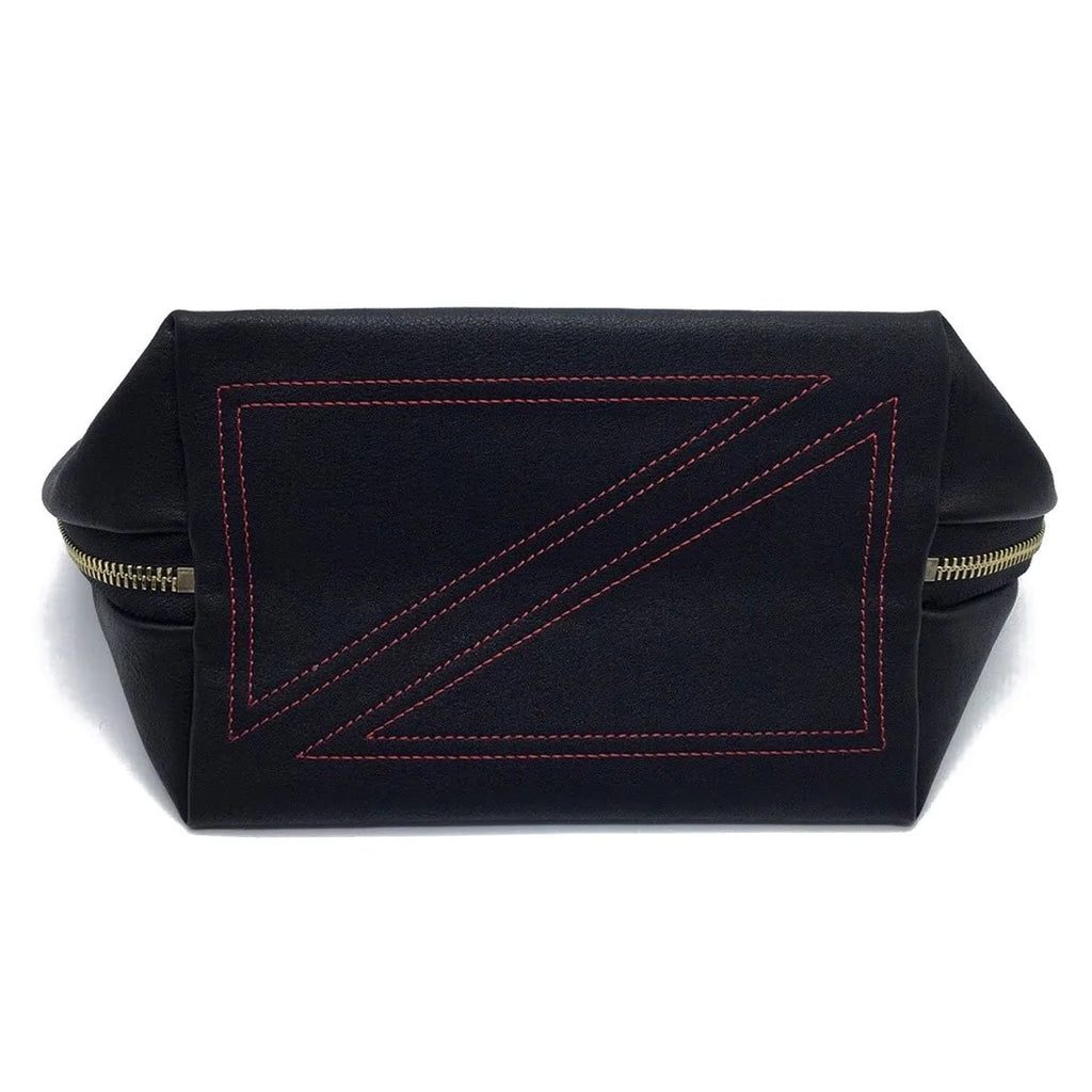 Kusshi Signature Black leather with red interior