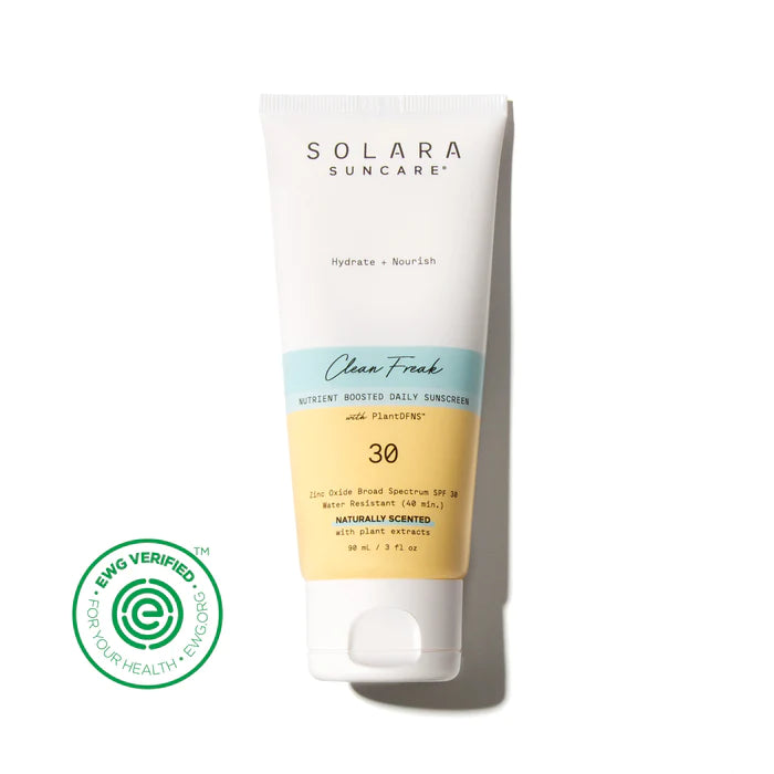 Solara Suncare Clean Freak Nutrient Active Wear Body Moisturizer, SPF 30