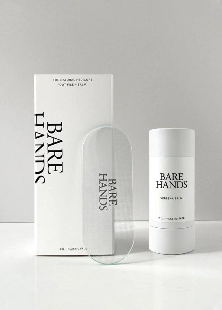 Bare Hands The Natural Pedicure Foot File And Balm