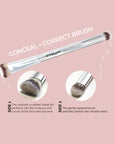 Fitglow Beauty Teddy Double Conceal + Correct Brush