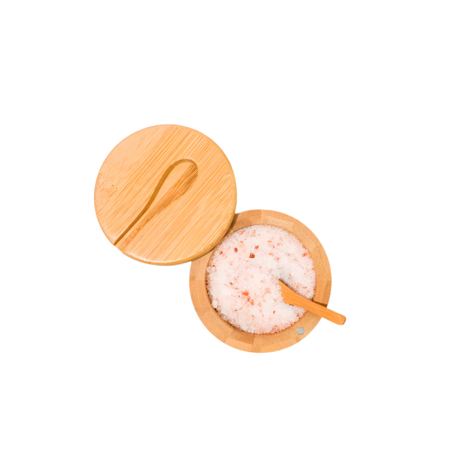 Ardent Goods Magnesium Sanctuary Bath Salt Soak in Bamboo Refillable Bowl