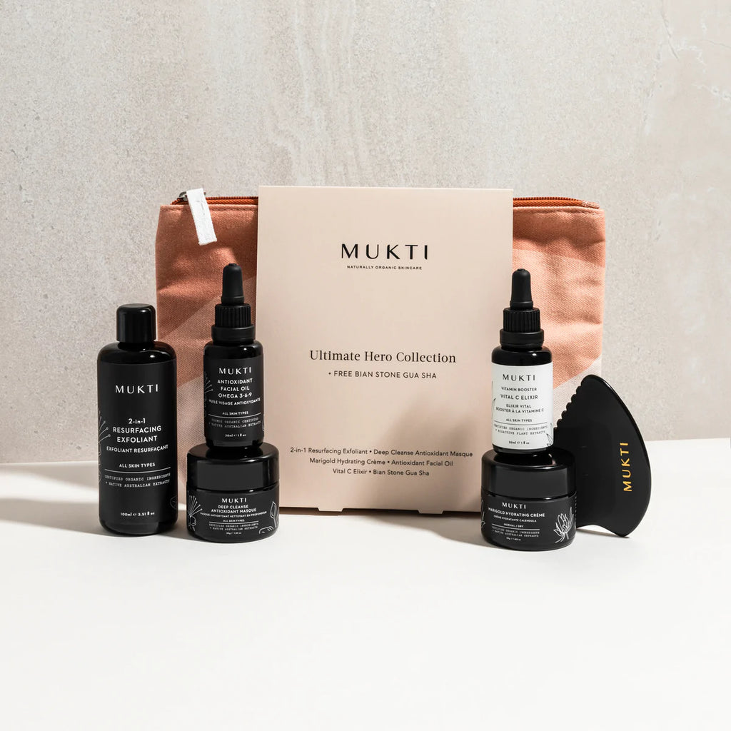 Mukti Ultimate Hero Collection + FREE Bian Stone Gua Sha