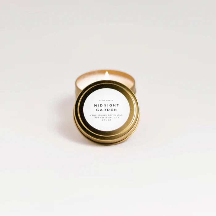 Slow North Candle Midnight Garden