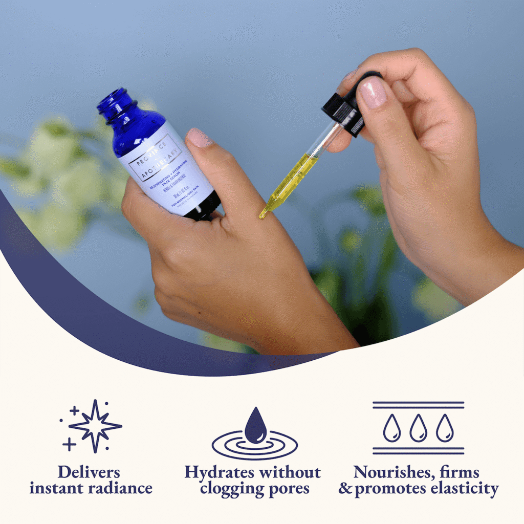 Province Apothecary Rejuvenating + Hydrating Face Serum 30ml