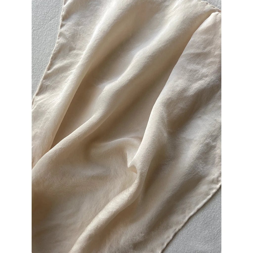 Plant Dyed Silk Scarf Black Walnut