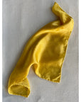 Plant Dyed Silk Scarf Marigold Flowers