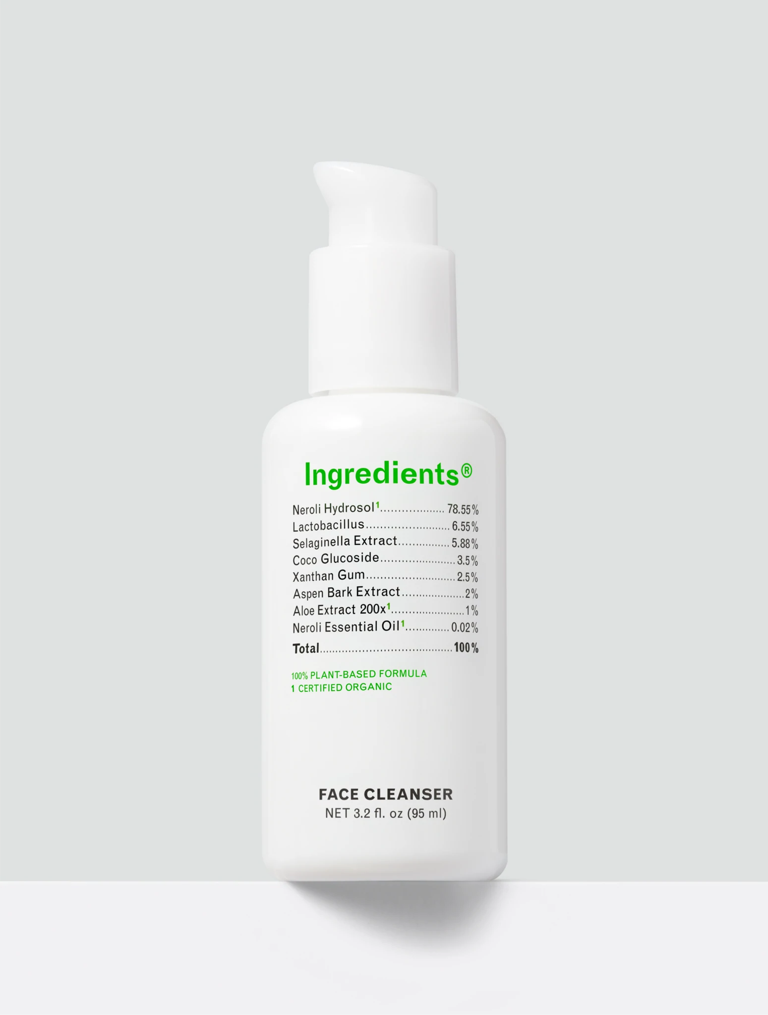 Ingredients Face Cleanser 3.2oz