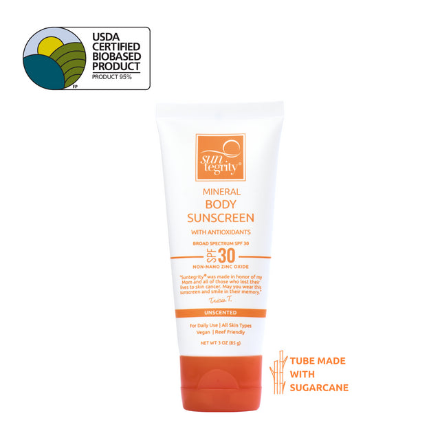 Suntegrity Mineral Body Sunscreen Unscented - Broad Spectrum SPF 30
