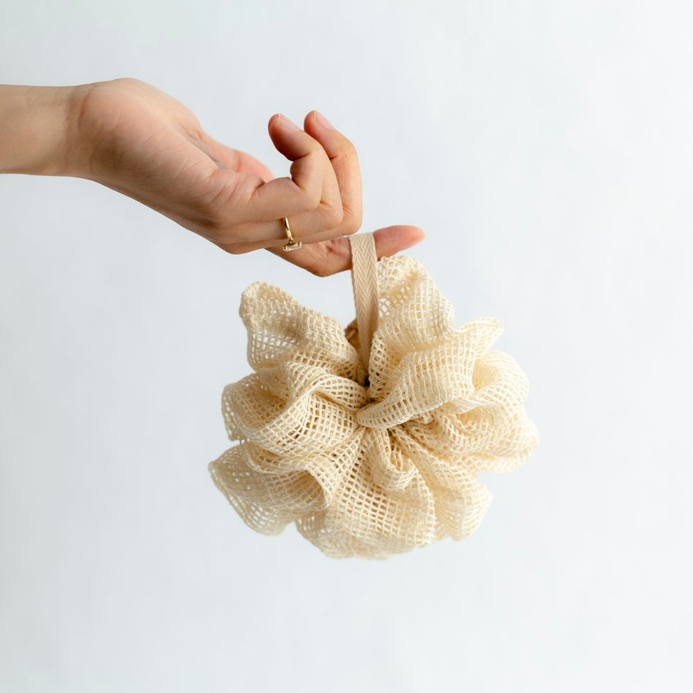 Wellbeings Washable Shower Poof