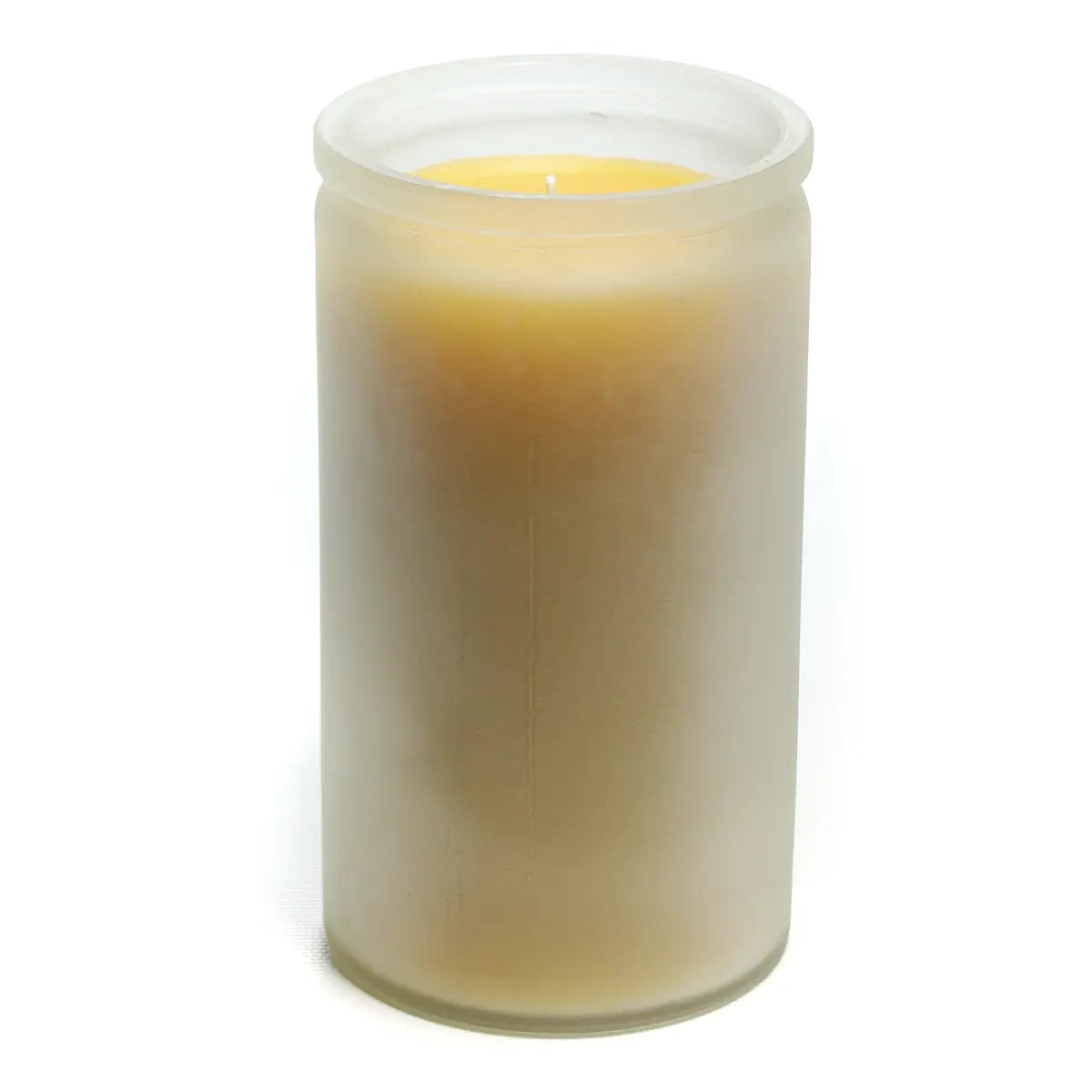 BlueCorn Pure Beeswax Frosted Candle 16oz