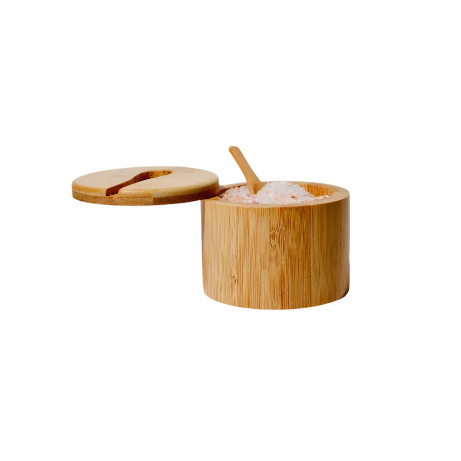 Ardent Goods Magnesium Sanctuary Bath Salt Soak in Bamboo Refillable Bowl