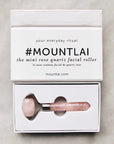 Mount Lai Mini Rose Quartz Facial Roller