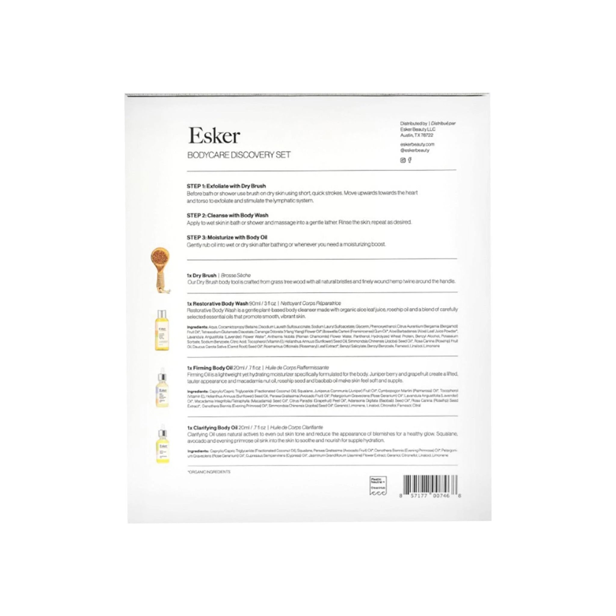 Esker Body Care Discovery Kit
